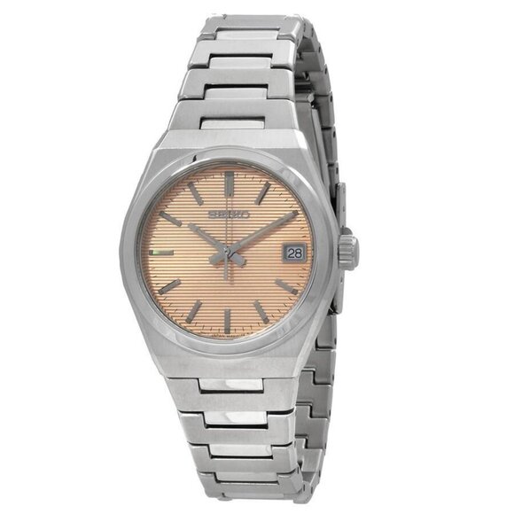 NWT Seiko Fashion Ladies Quartz Steel Authentic Watch - Picture 1 of 3